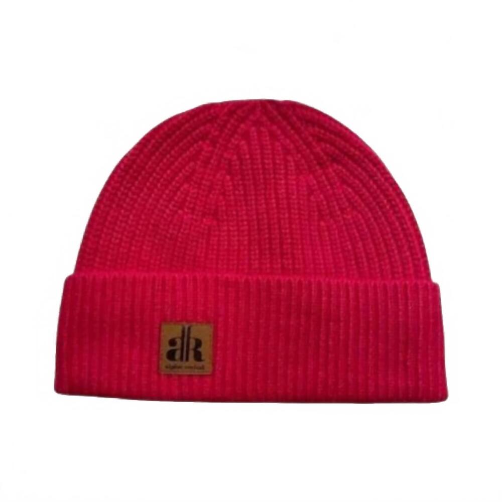NEW ALPINE REVIVAL women's cashmere wool beanie in pink